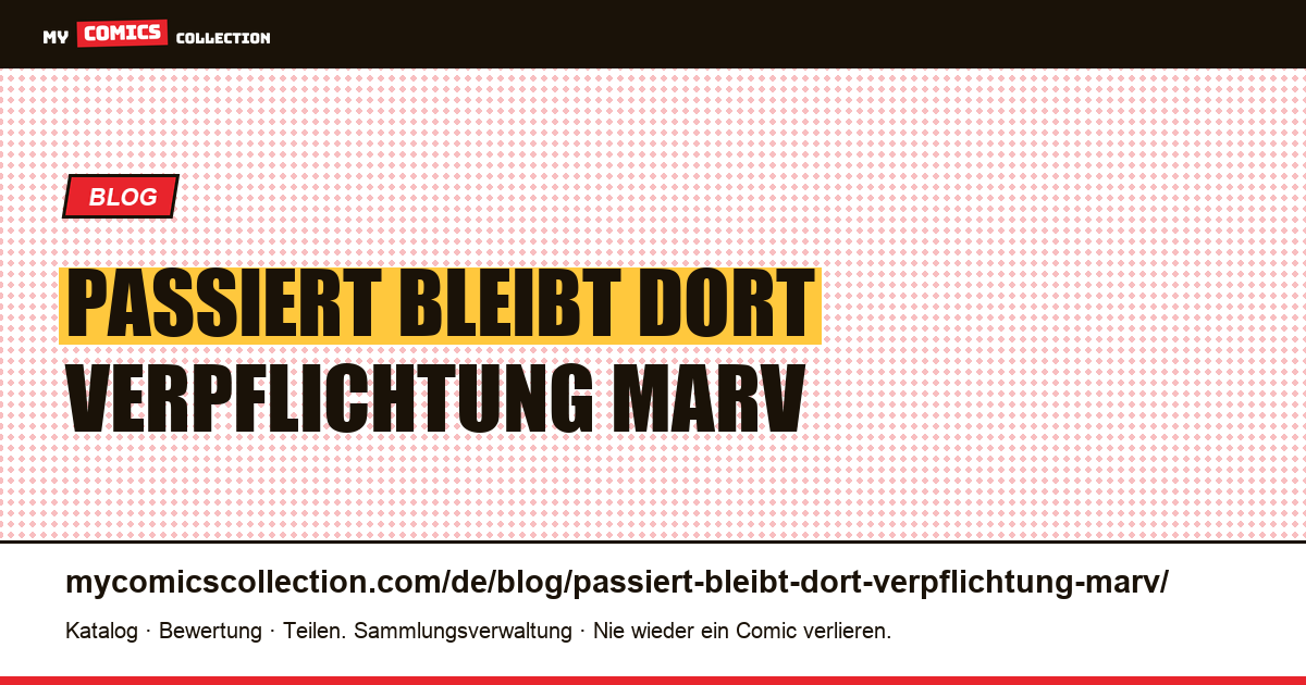 Was passiert, bleibt dort: die Verpflichtung von Marv Wolfman — Artikelillustration