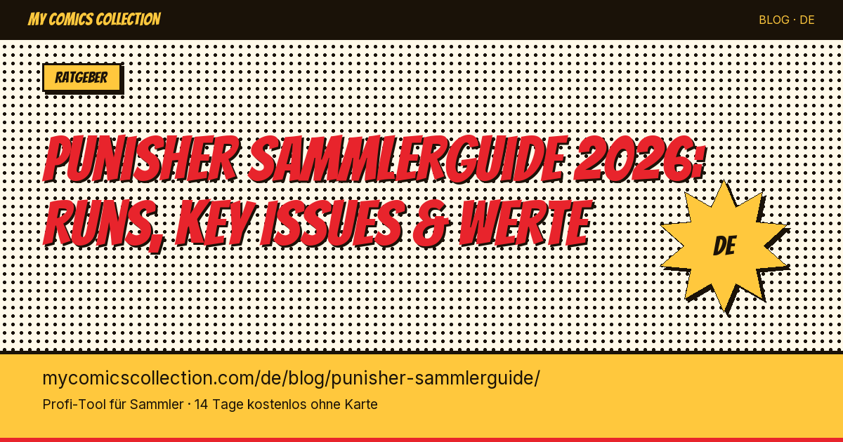 Punisher Sammlerguide: Frank Castle vom Bronze Age bis MAX — Artikel-Illustration