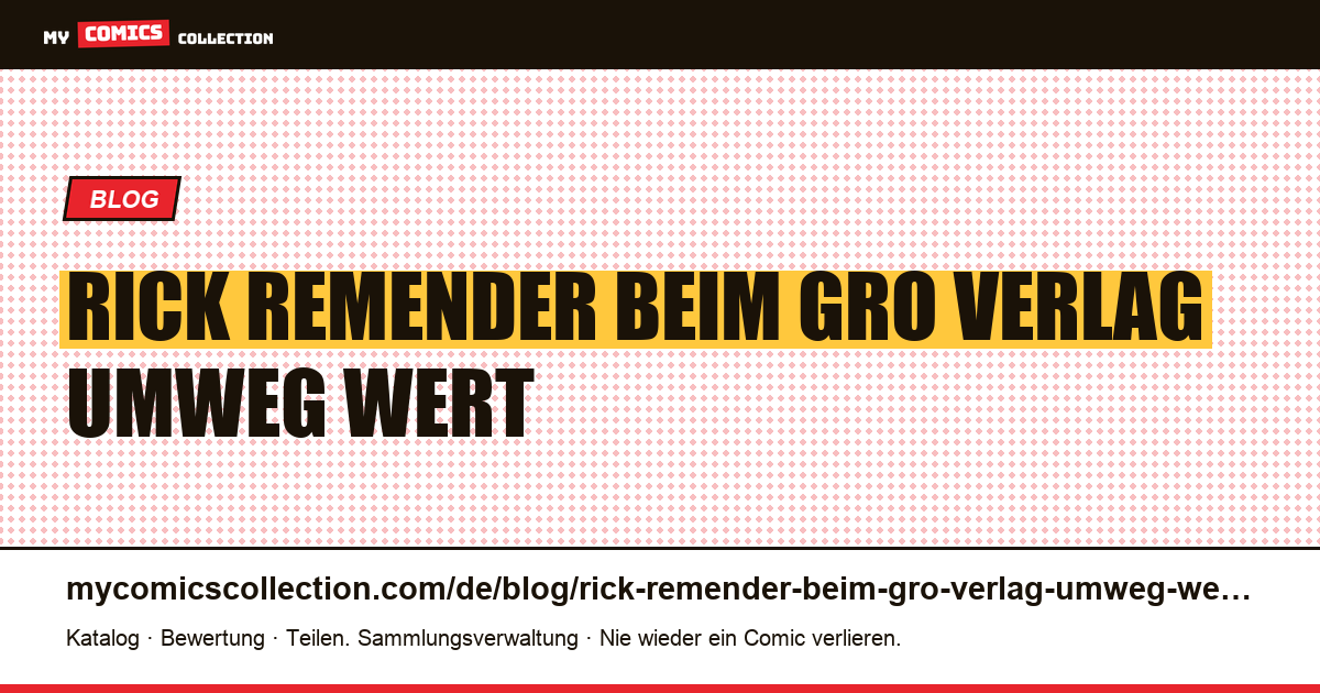 Rick Remender beim großen Verlag: Was den Umweg wert ist — Artikelillustration