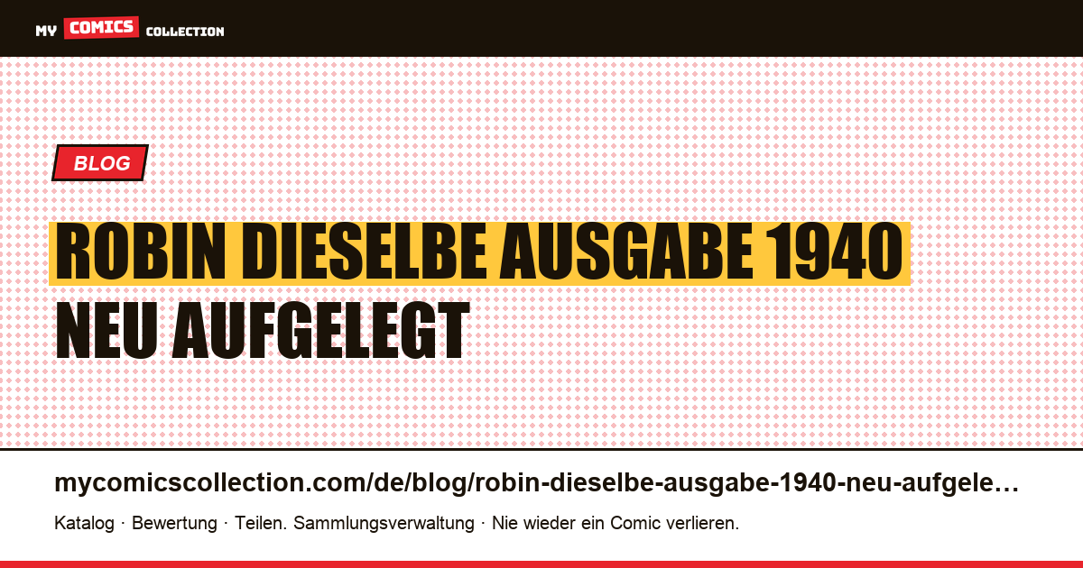 Robin: Dieselbe Ausgabe von 1940, neu aufgelegt von vier verschiedenen Sendern — Artikelillustration