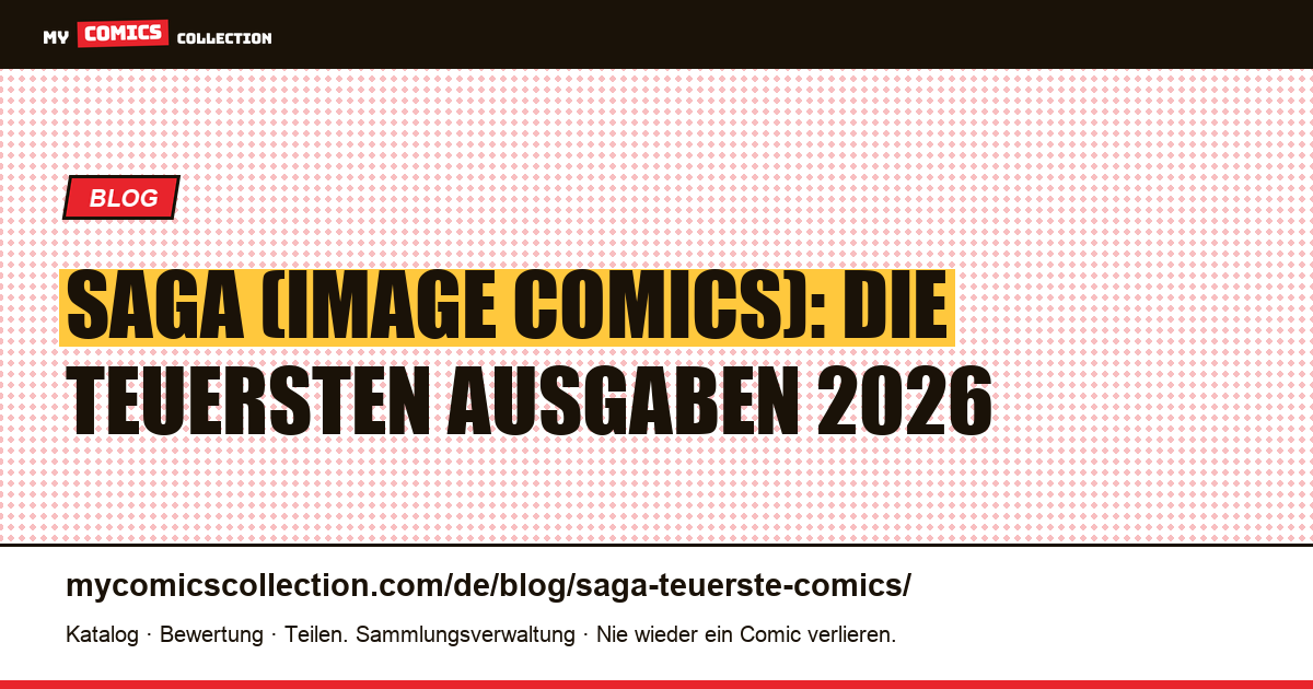Saga: die teuersten Comics und die Schlüsselausgaben, die man kennen muss, Artikelillustration