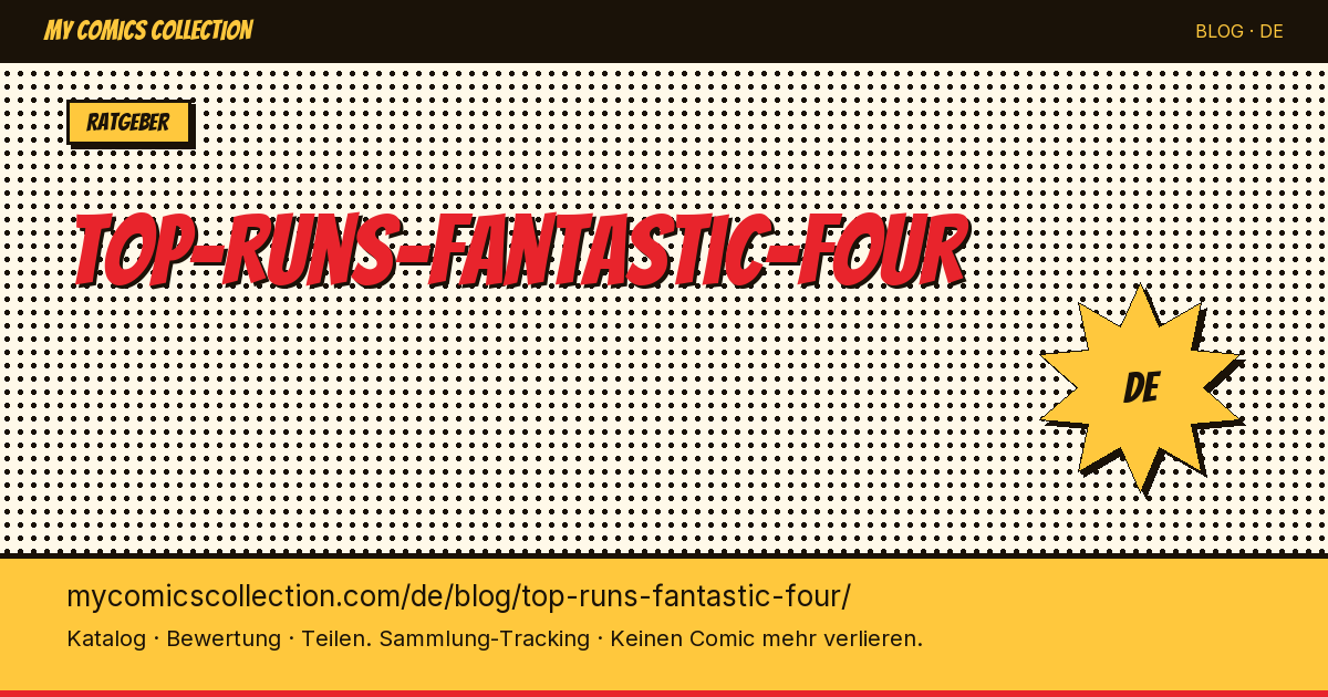 Die besten Fantastic-Four-Runs — Artikelillustration