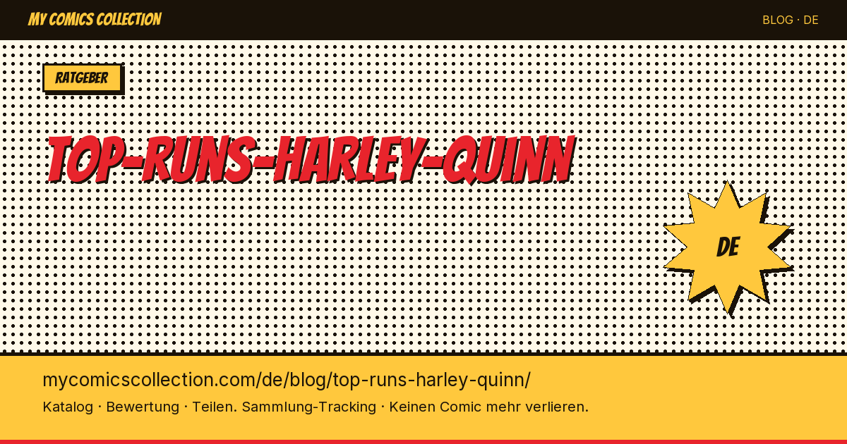Top Runs von Harley Quinn — Artikelillustration
