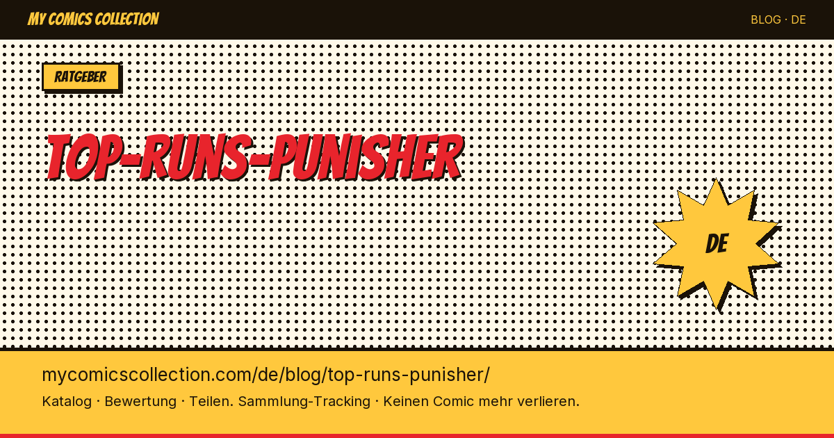 Die besten Punisher-Comic-Serien: Ein Sammlerguide — Artikelillustration