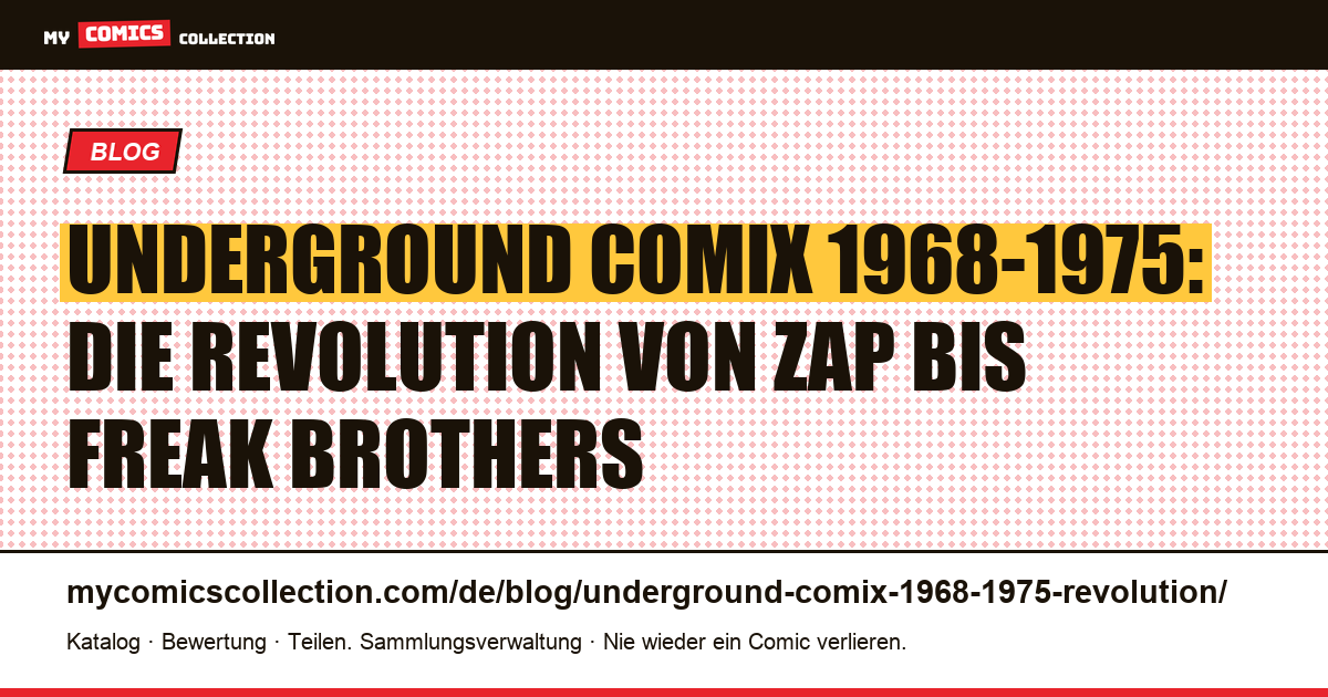 Underground Comix 1968-1975: die Comic-Revolution von San Francisco, Artikelillustration
