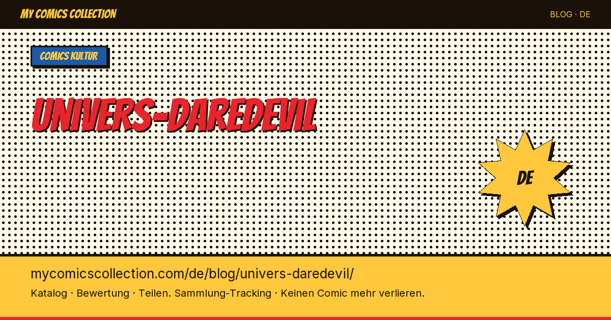 Das Universum von Daredevil — Artikelillustration