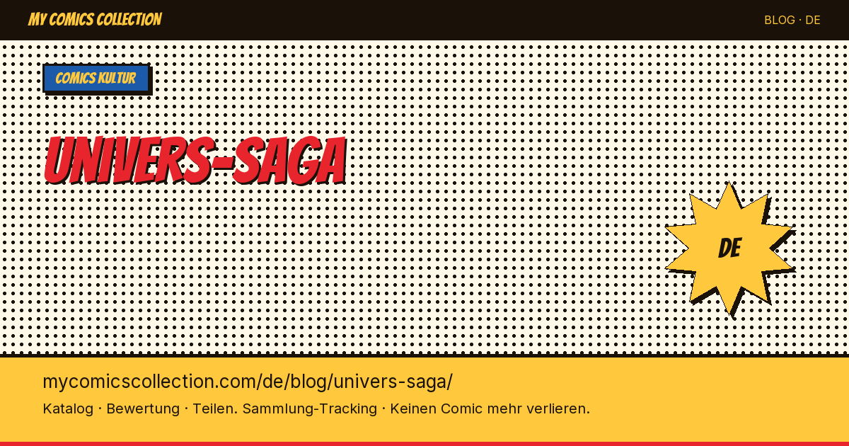 Universum und Saga — Artikelillustration