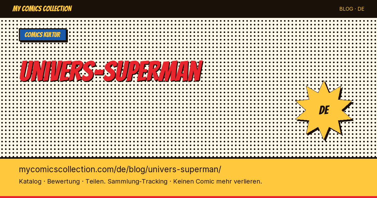 Universum Superman — Artikelillustration