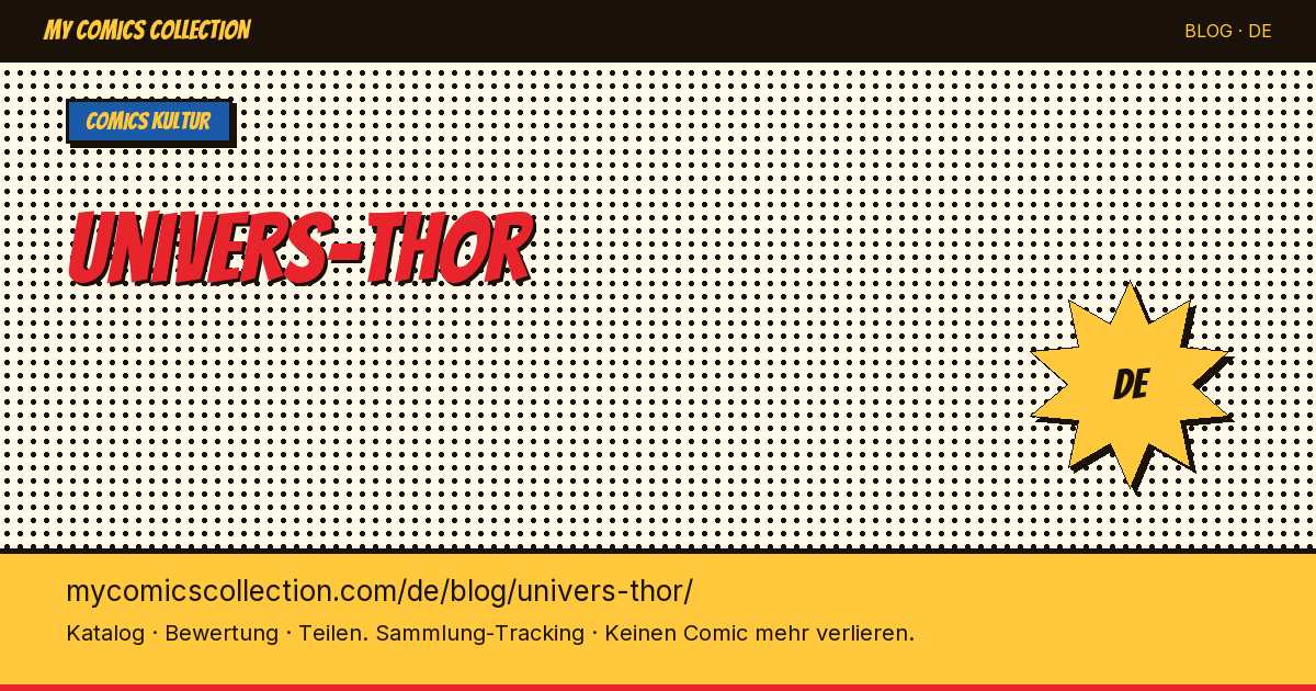 Das Universum von Thor — Artikelillustration