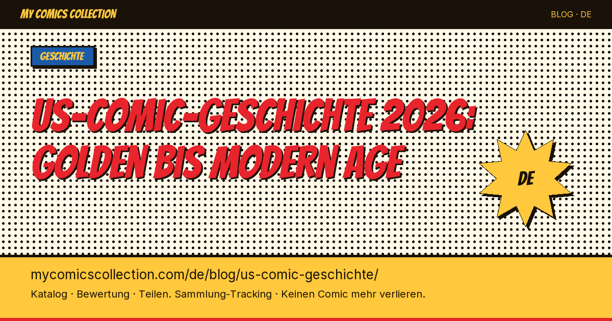 Geschichte der US-Comics: von 1938 bis heute — Artikel-Illustration