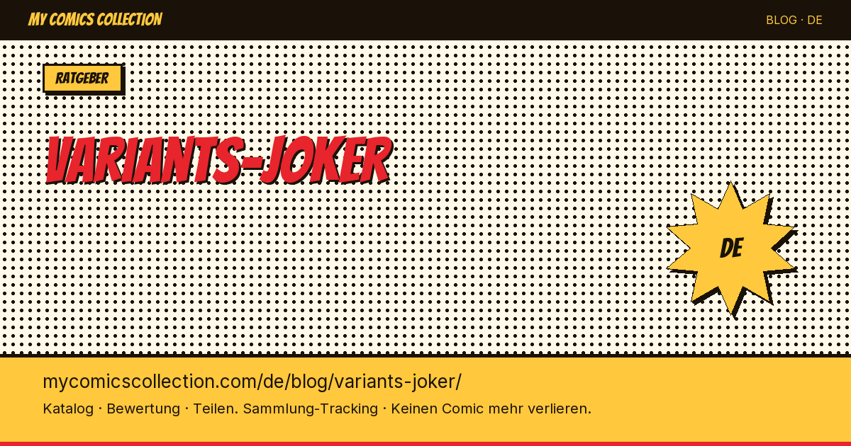 Joker-Varianten — Artikelillustration