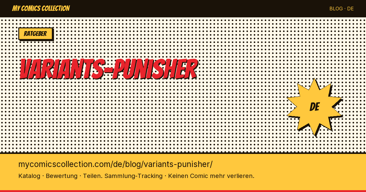 Punisher-Varianten: Alle Cover-Versionen im Überblick — Artikelillustration