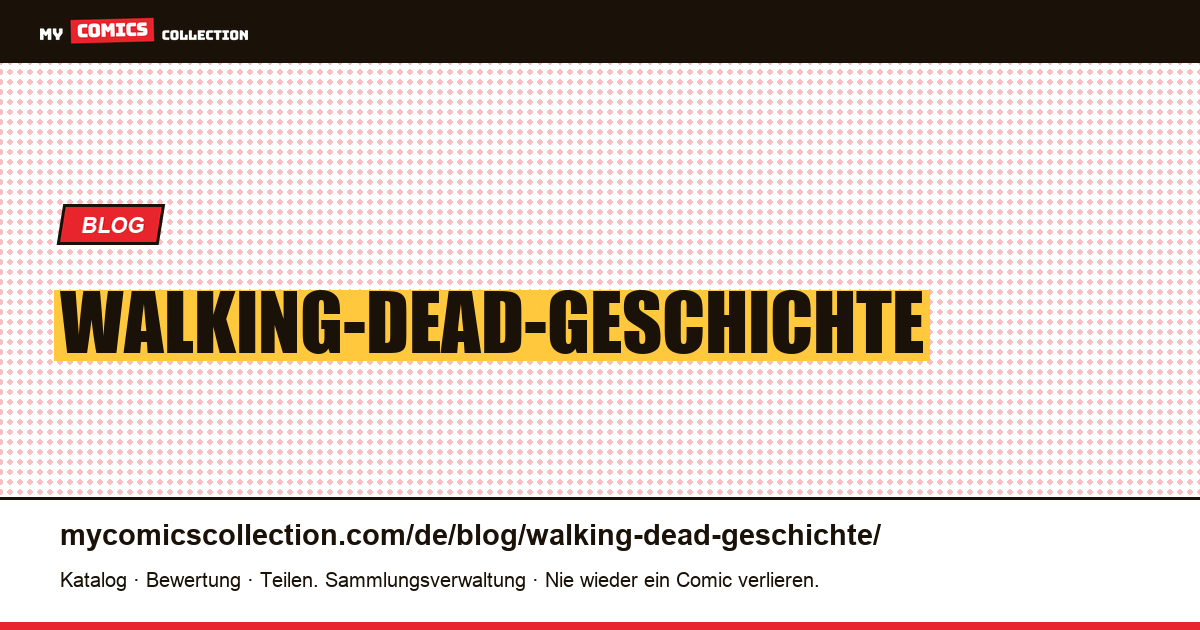 Walking-Dead-Geschichte — Artikelillustration
