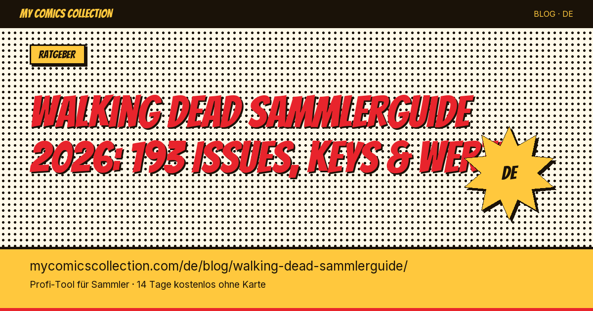 Walking Dead Sammlerguide: Deine Sammlung richtig aufbauen — Artikel-Illustration