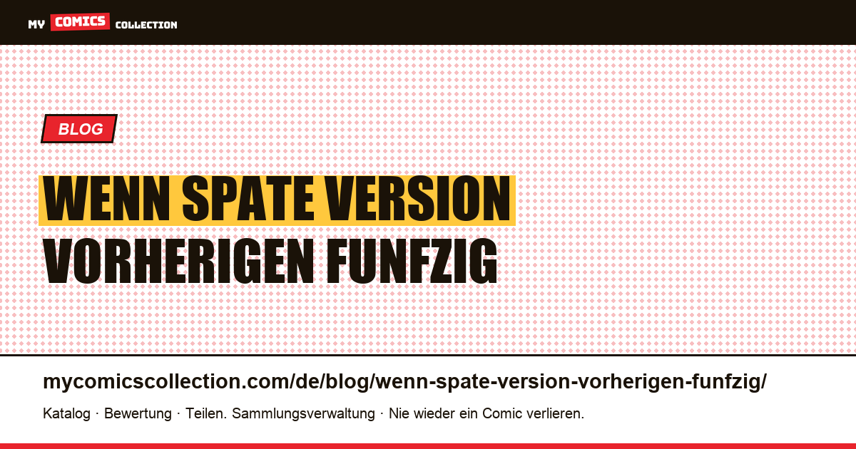 Wenn eine späte Version die vorherigen fünfzig unlesbar macht — Artikelillustration