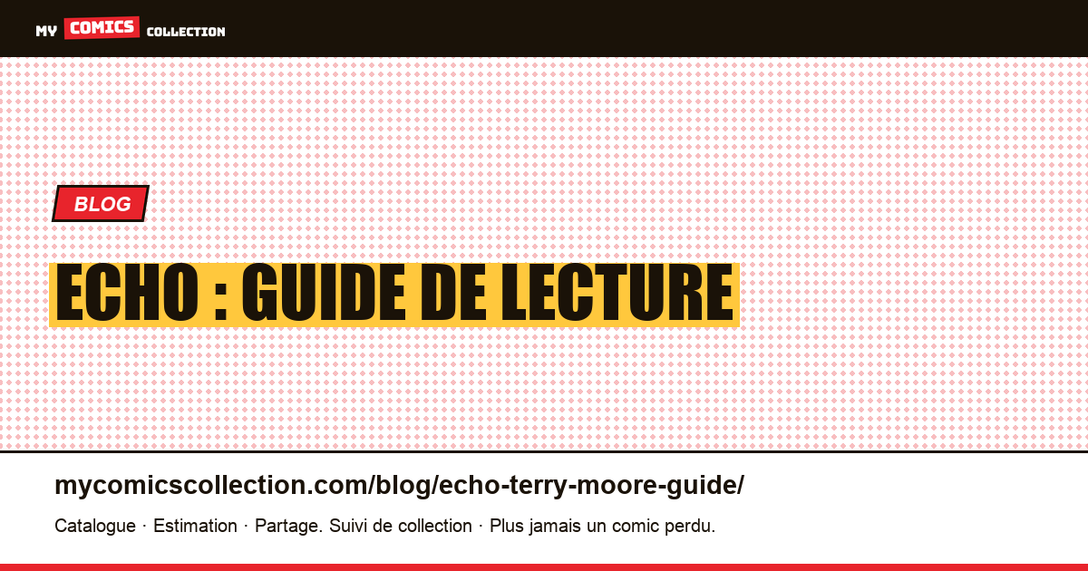 Echo : guide de lecture — illustration article