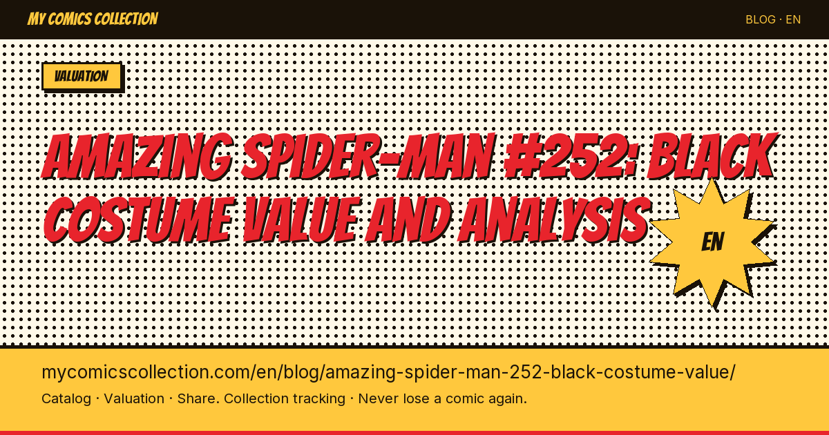 Amazing Spider-Man #252: Black Symbiote Suit — CGC Values, Variants & Collector's Guide — article illustration