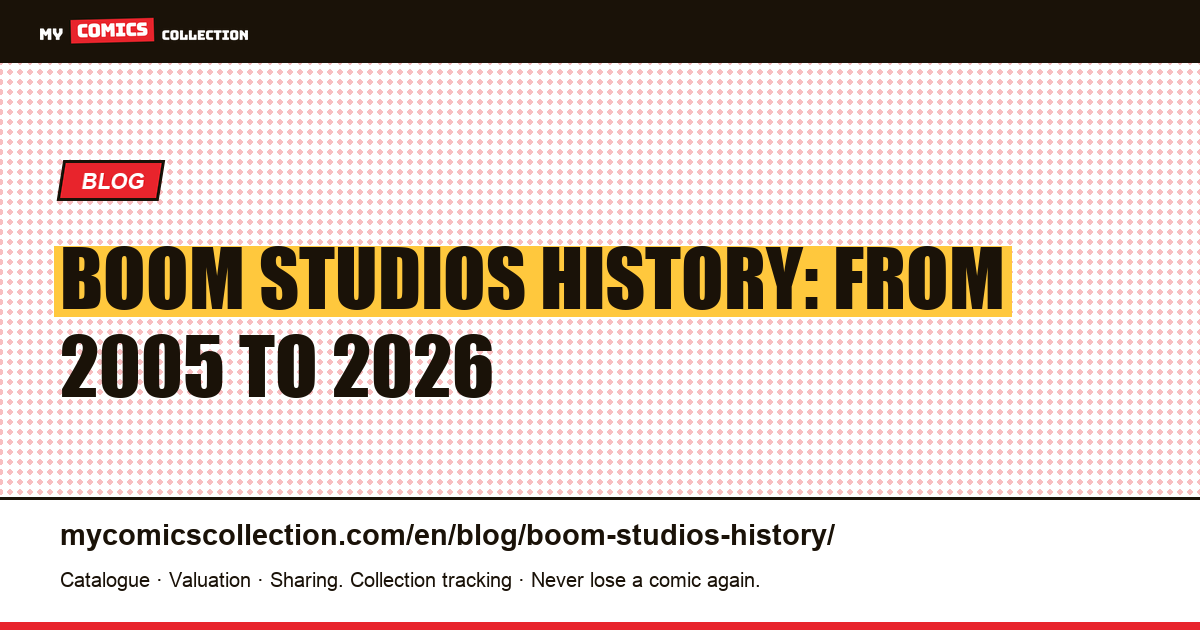 Boom Studios: Complete History from 2005 to 2026 — article illustration