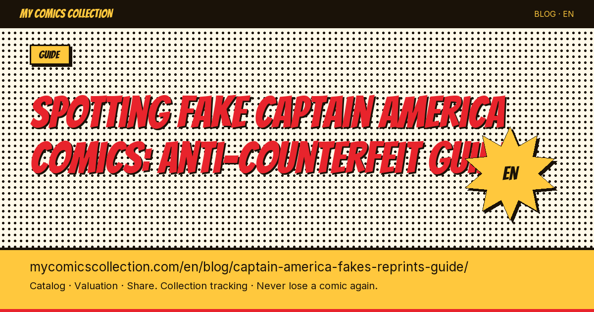 Captain America Fakes & Reprints: How to Spot Counterfeits from Golden Age to Modern Age — article illustration