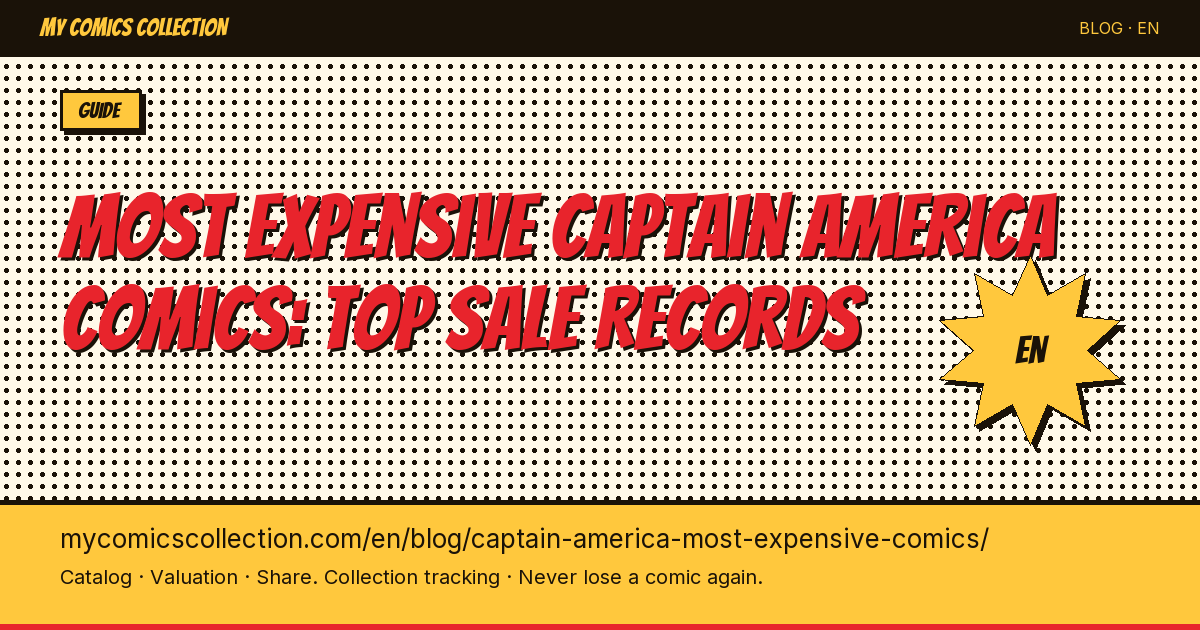 The Most Expensive Captain America Comics Ever Sold: Auction Records & CGC Values — article illustration