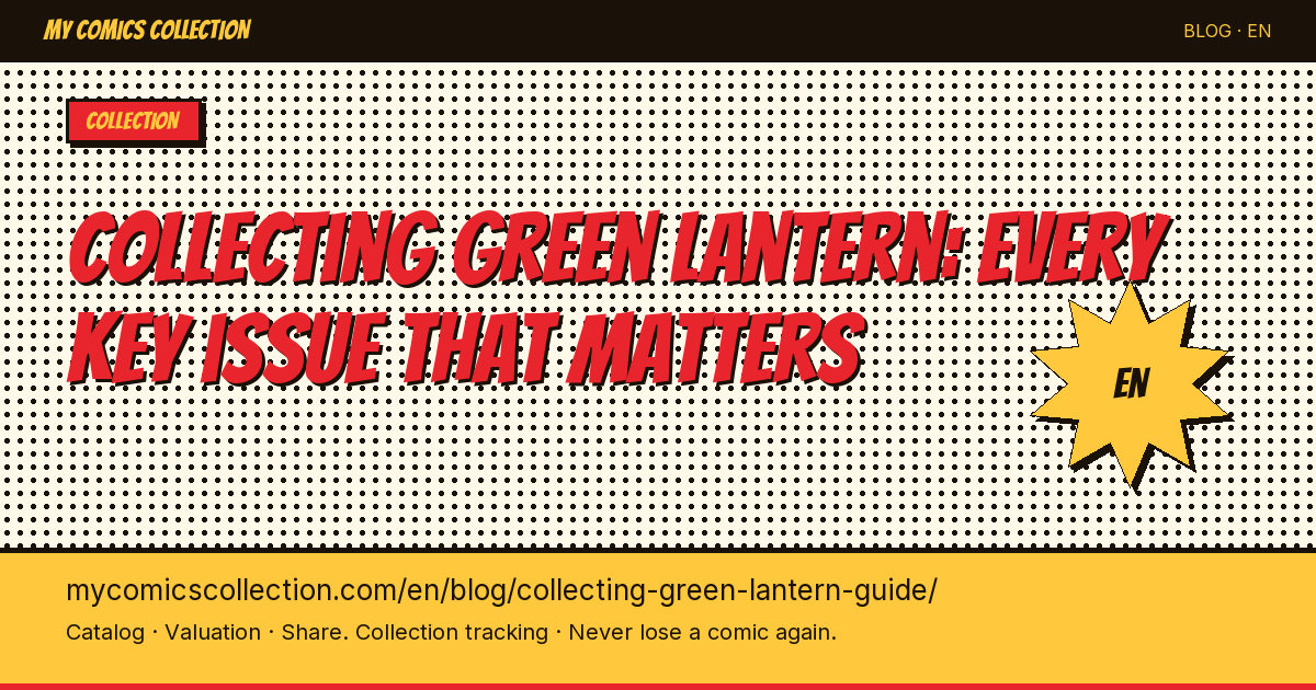 Collection Guide: Green Lantern : Complete Guide — article illustration