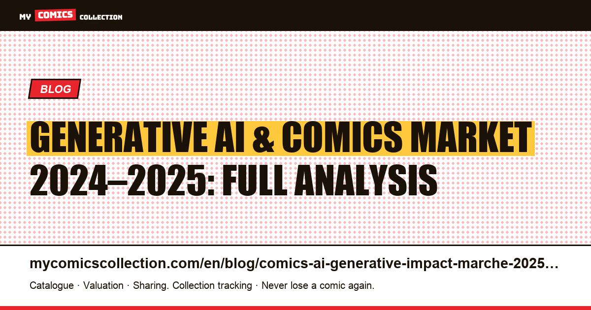 Generative AI Impact on the Comics Market 2024–2025: DC Ban, Marvel Policy, Spec Outlook — article illustration