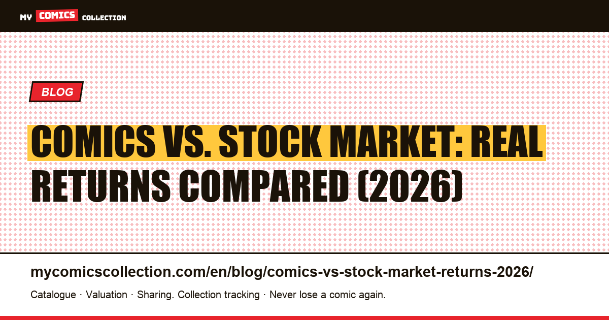Comics vs. the Stock Market: A 25-Year Return Comparison (2000–2025) — article illustration