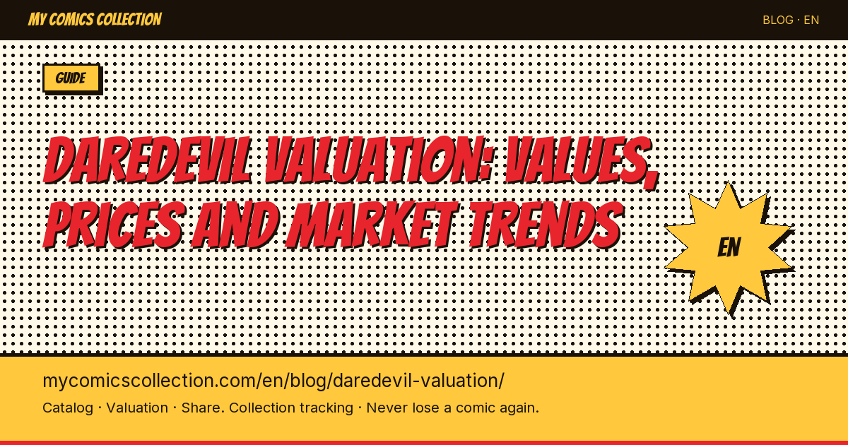 Daredevil Comics Valuation: Key Issues, CGC Prices & Investment Guide — article illustration