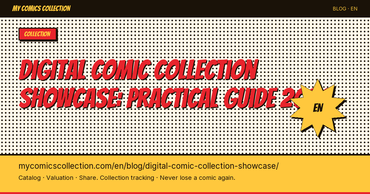 Creating a Digital Showcase for Your Comic Collection — article illustration