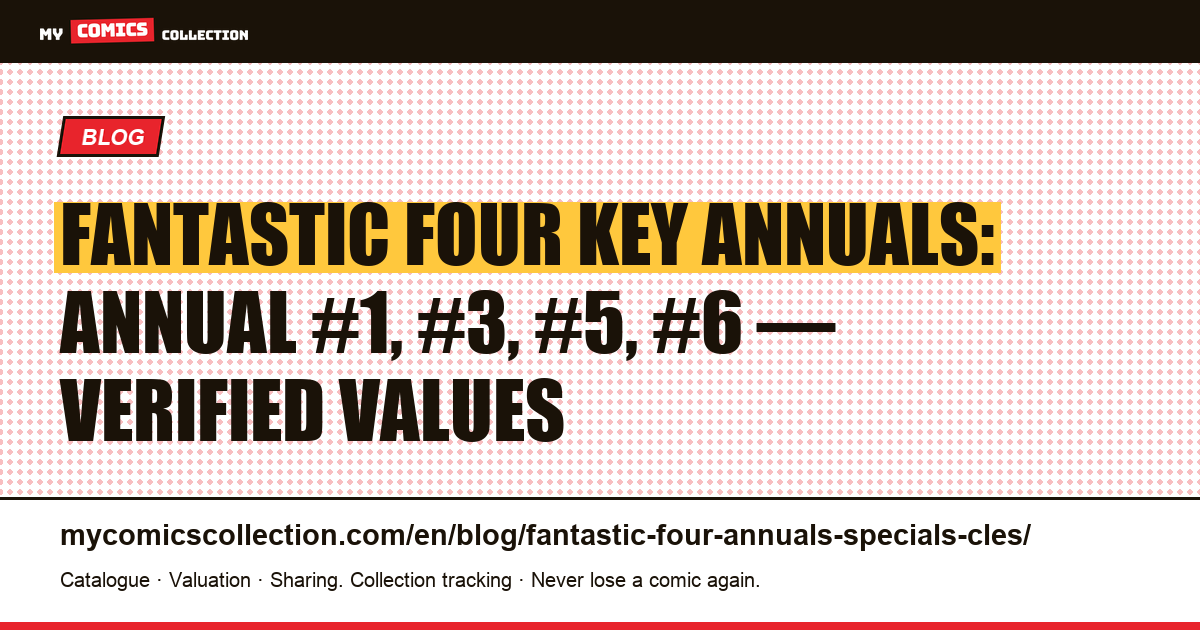 Fantastic Four: the key annuals and specials collectors need to know, article illustration