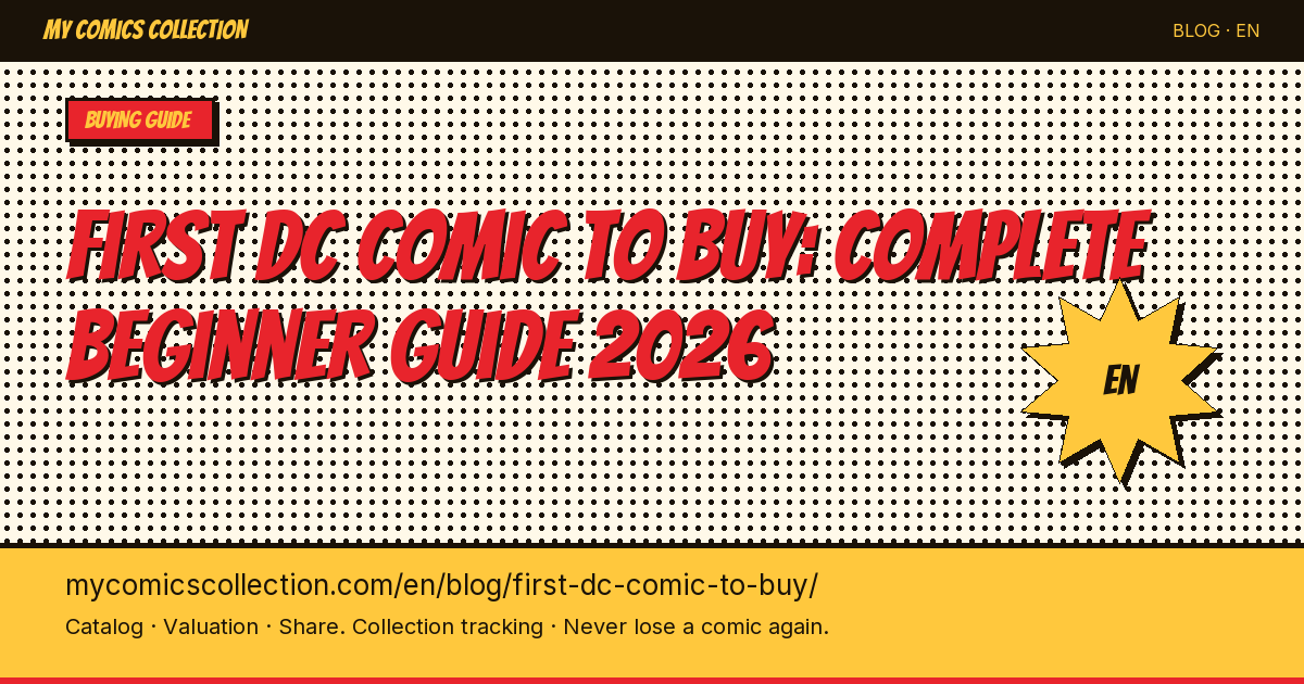 Which First DC Comic to Buy as a Beginner? — article illustration