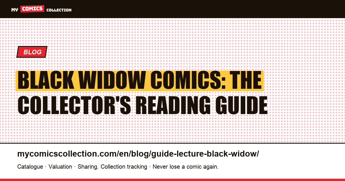 Black Widow comics: the reading guide for new collectors, article illustration