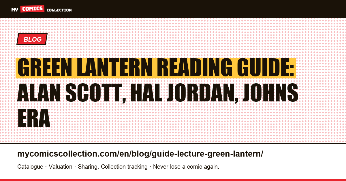 Green Lantern: a reading guide for new and returning collectors, article illustration