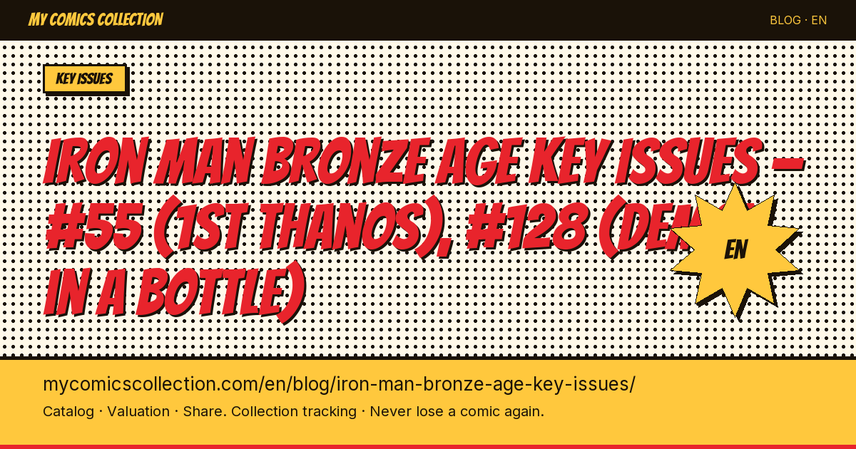 Iron Man Bronze Age Key Issues: the Complete Collector's Guide (1970–1985) — article illustration