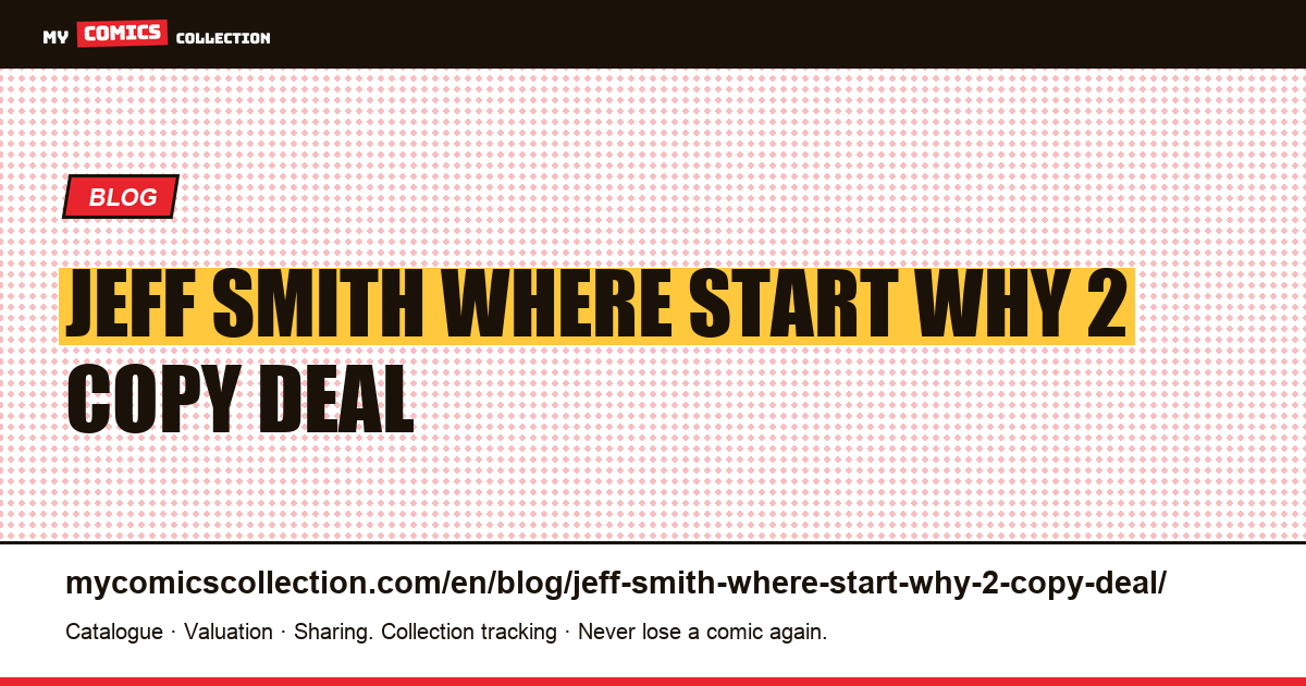 Jeff Smith: Where to Start, and Why a $2 Copy Is No Deal — article illustration