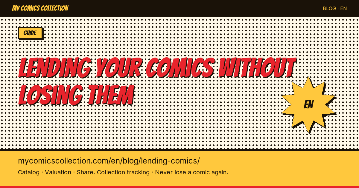 Lending your comics without losing them — article illustration
