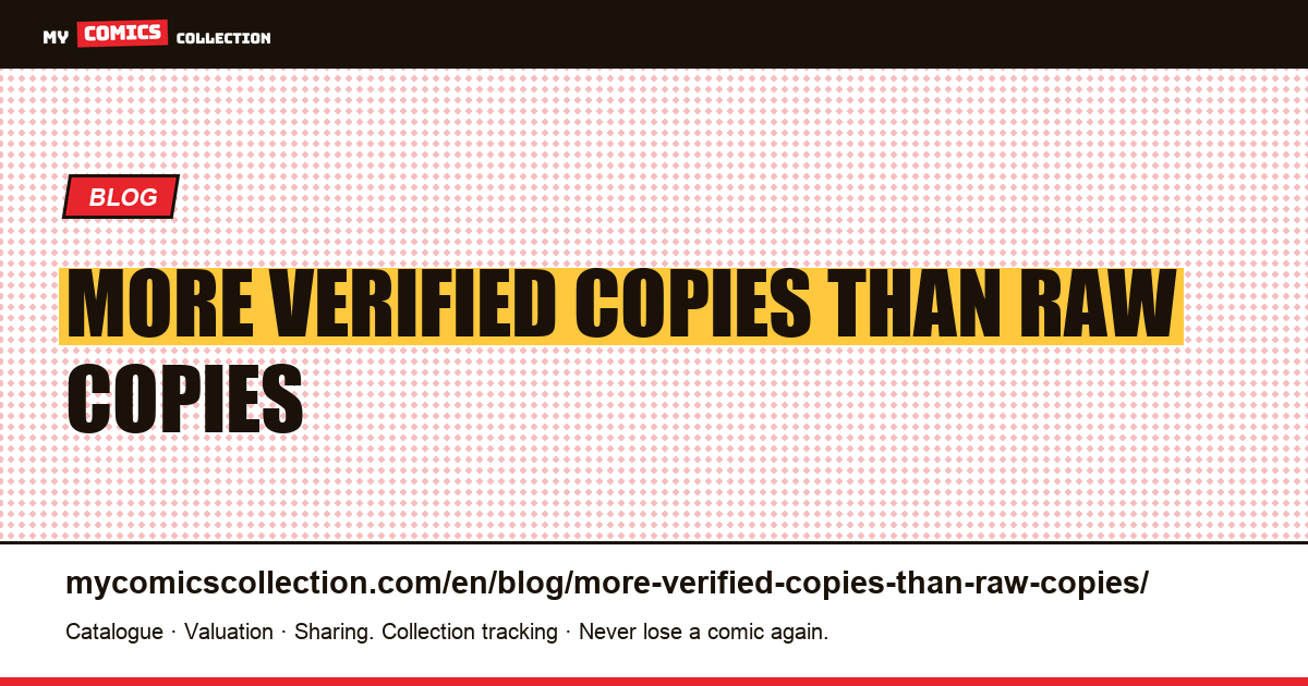 More verified copies than raw copies — article illustration