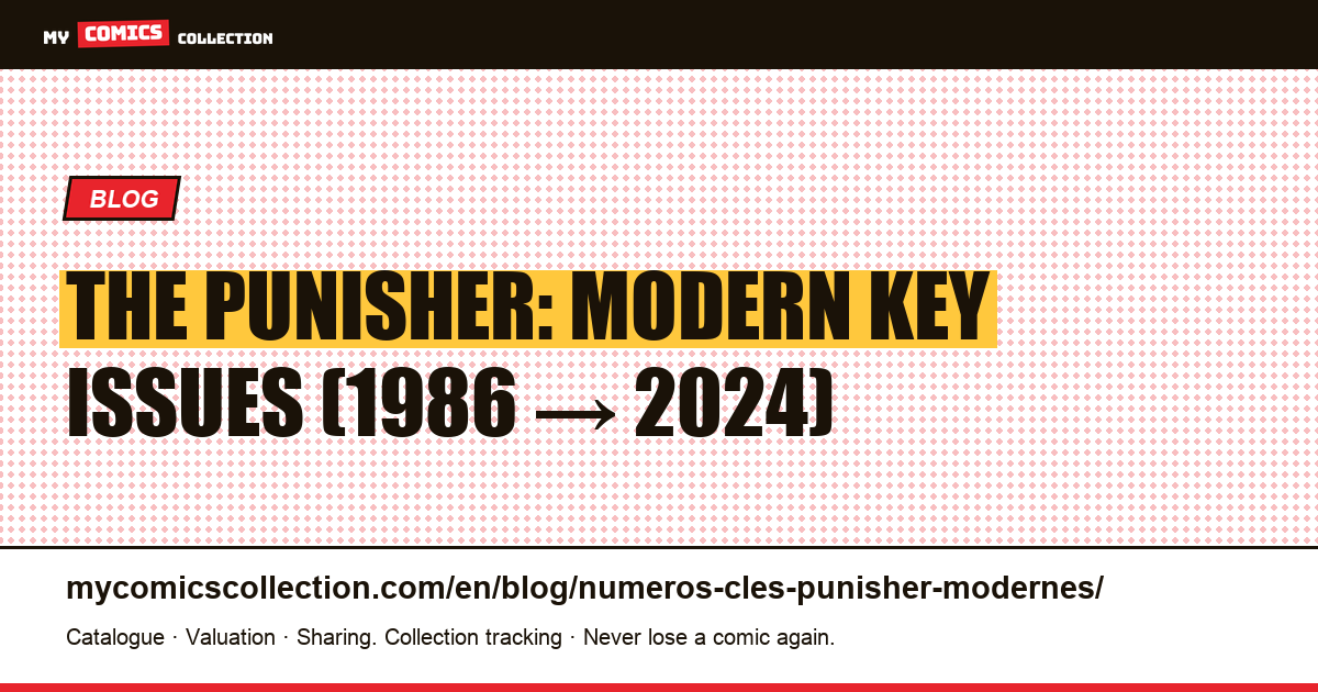 Modern Punisher Key Issues (1986 to Today), article illustration