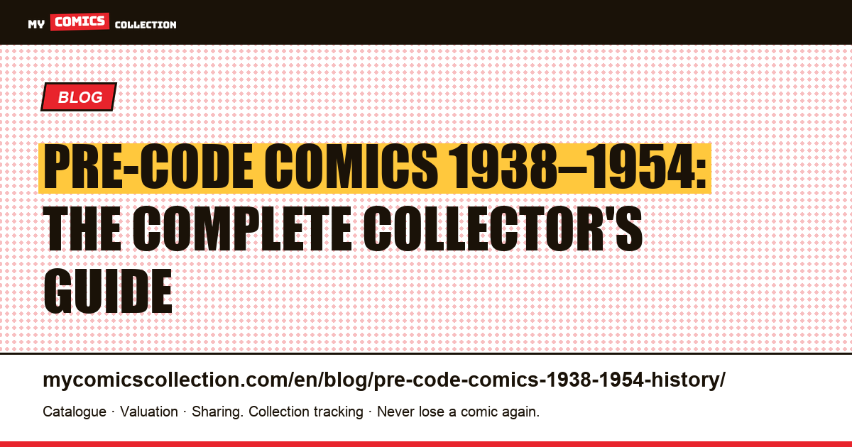 Pre-Code Comics 1938-1954: History, Genres & Collector's Guide, article illustration