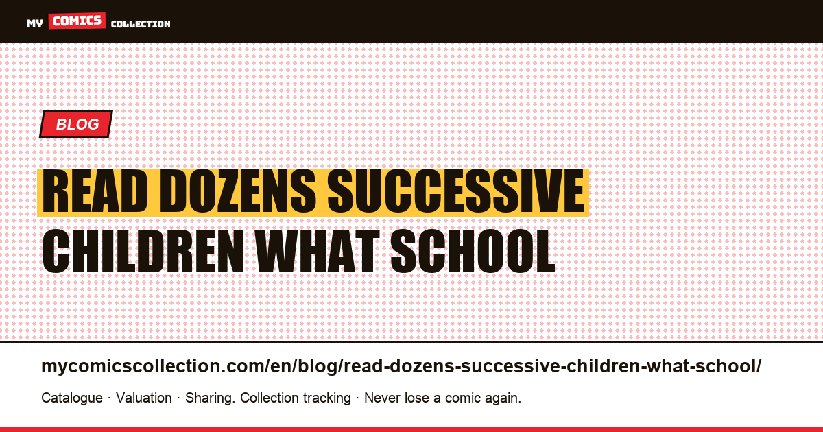 Read by dozens of successive children: what the school circuit does to a work — article illustration