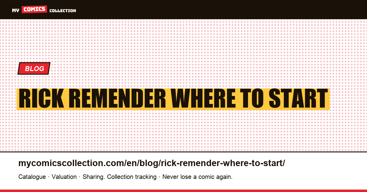 Rick Remender: Where to Start — article illustration