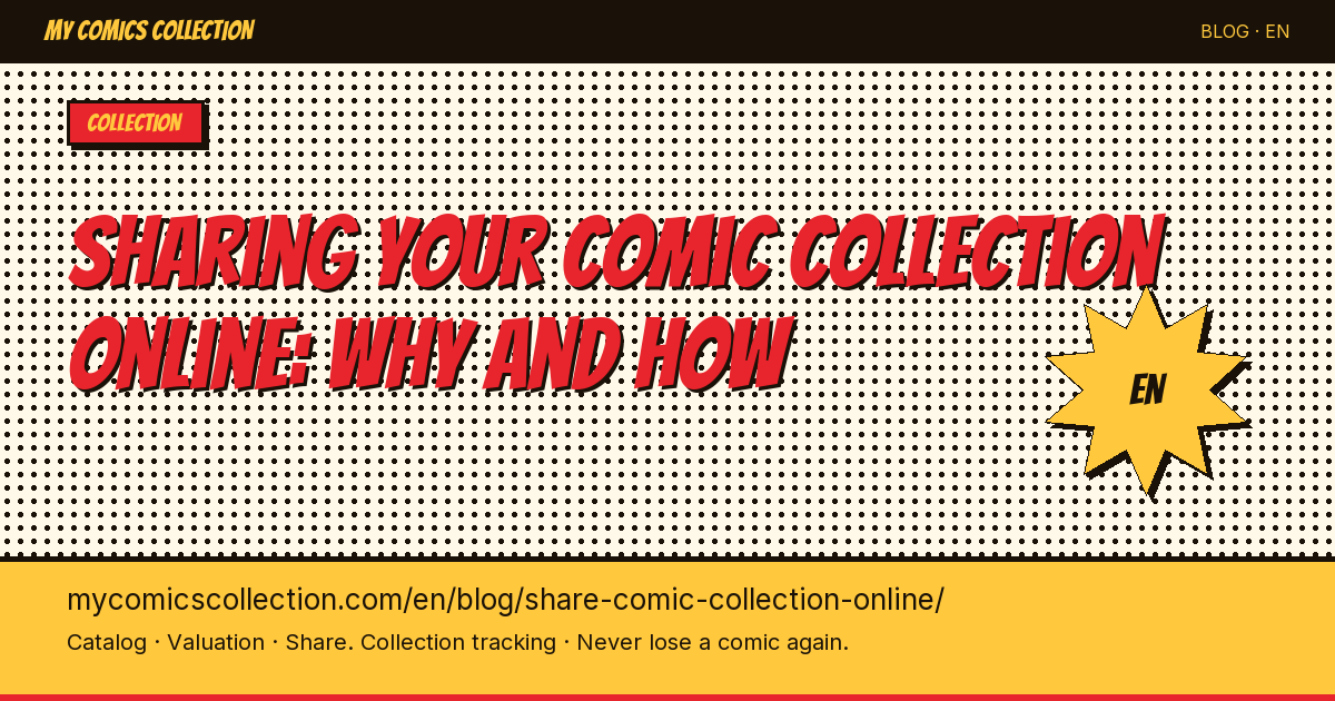 Share your comic collection online: why and how — article illustration