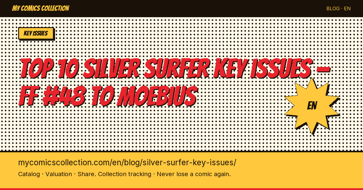 Top 10 essential Silver Surfer key issues — article illustration