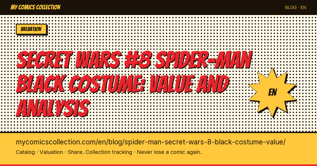 Marvel Super Heroes Secret Wars #8: Origin of Spider-Man's Black Symbiote Suit & CGC Values — article illustration