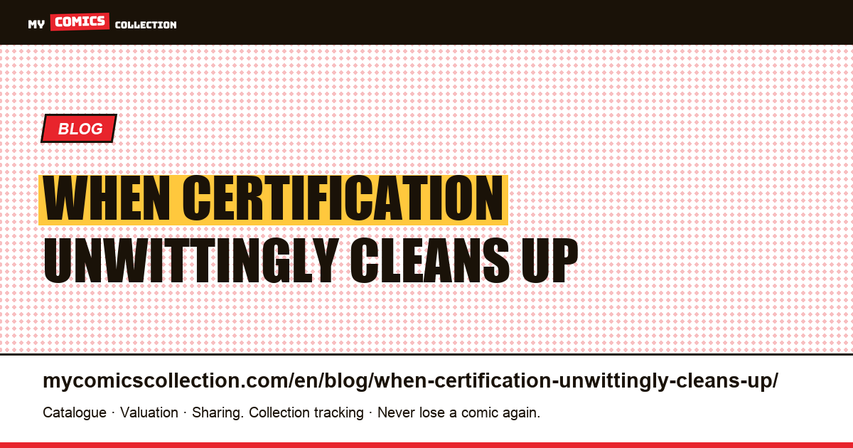 When certification unwittingly cleans up research — article illustration