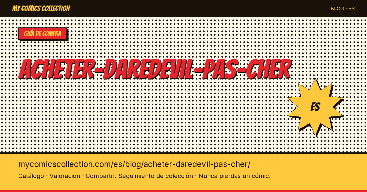 Comprar Daredevil barato — ilustración del artículo