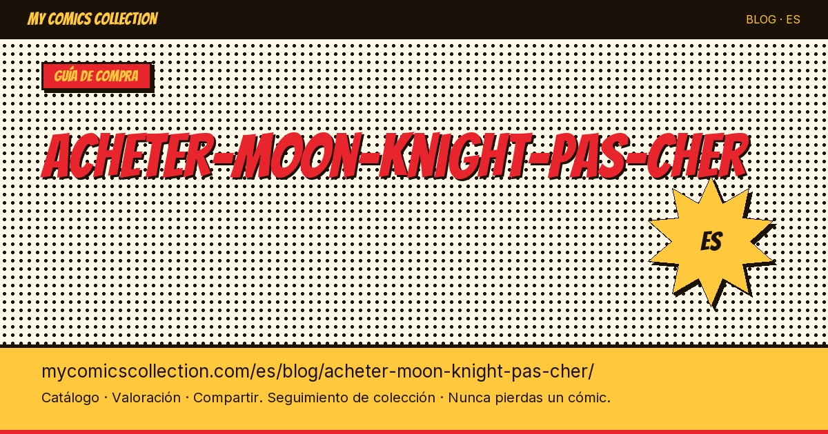 Comprar Moon Knight barato — ilustración del artículo