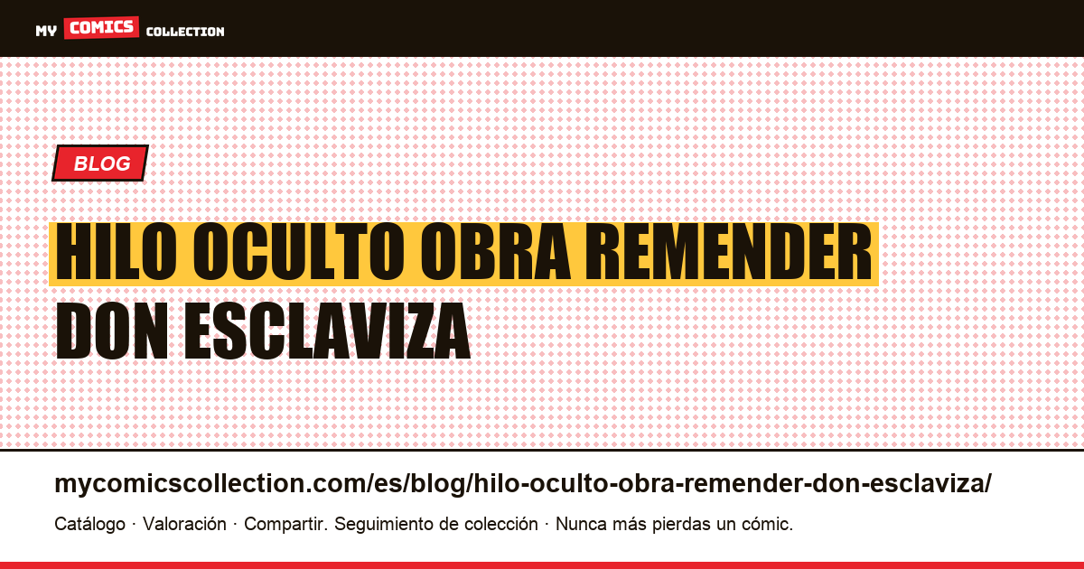 El hilo oculto de la obra de Remender: el don que esclaviza — ilustración del artículo