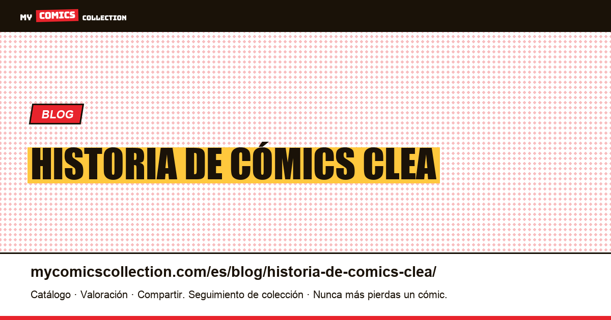 historia de cómics clea — ilustración del artículo