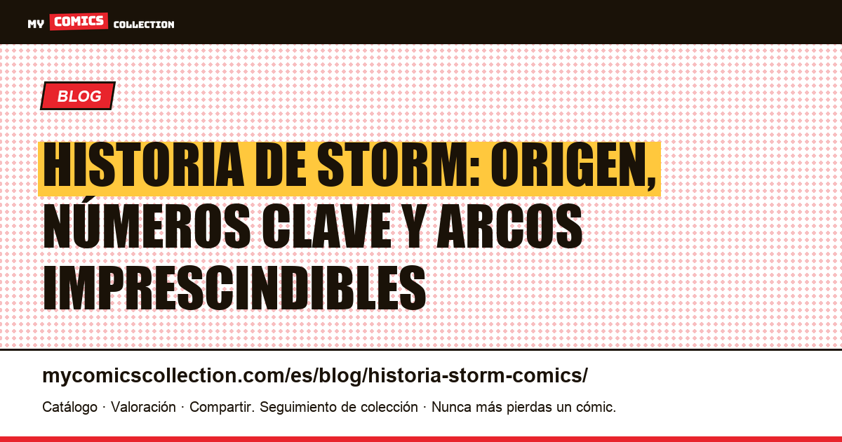 Historia de Storm en los cómics, ilustración del artículo